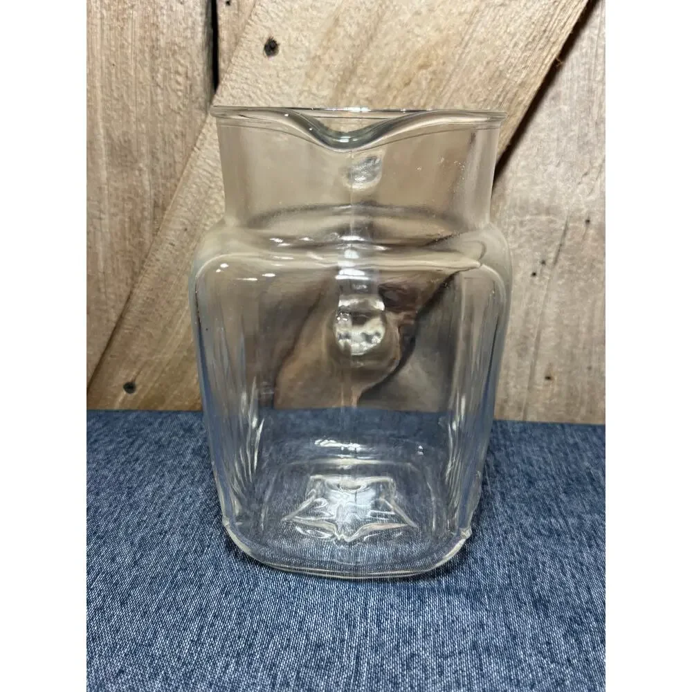 Vintage Federal Glass Starburst Clear 7